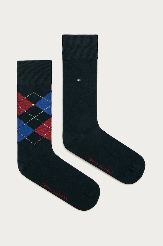 Шкарпетки Tommy Hilfiger (2-pack) довгі шкарпетки темно-синій 100001495.NOS