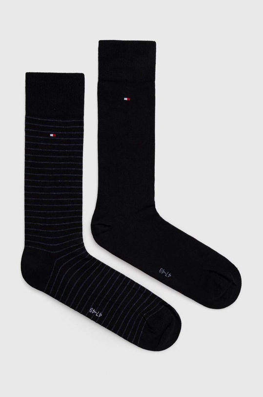 Tommy Hilfiger skarpetki 2-pack skarpetki długie granatowy 100001496.NOS