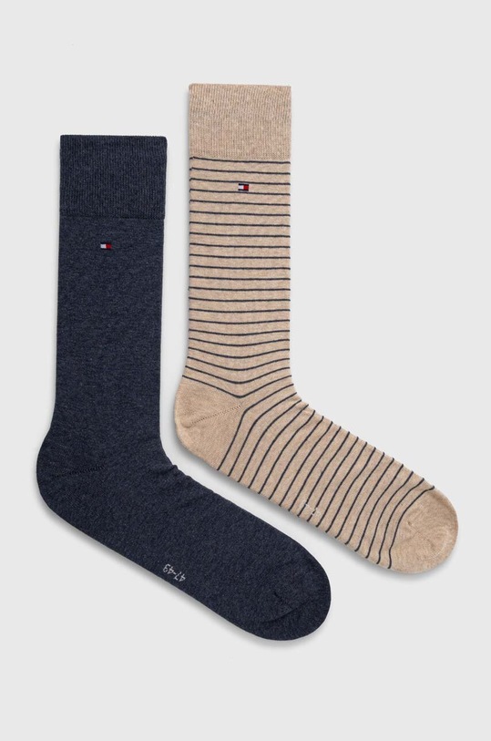 Ponožky Tommy Hilfiger 2-pak béžová 100001496.NOS