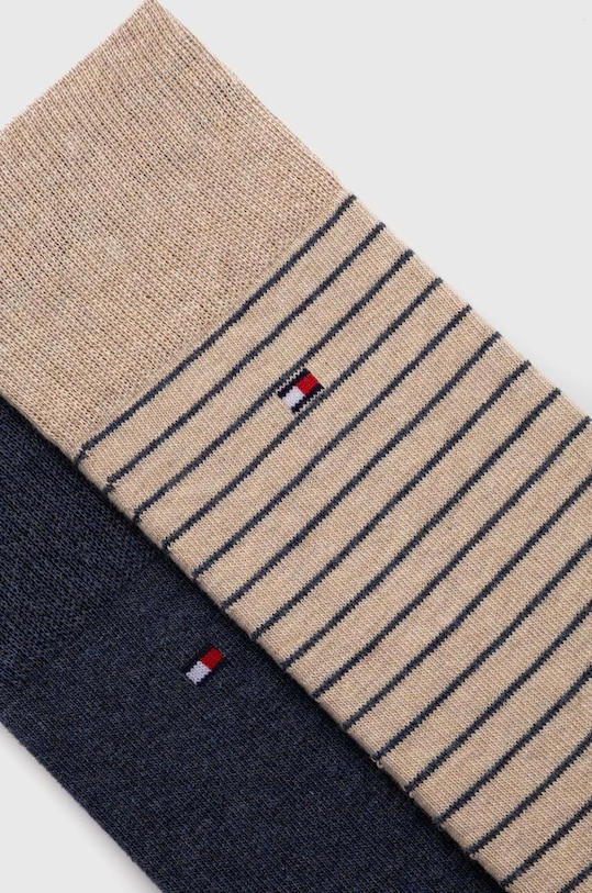 Ponožky Tommy Hilfiger 2-pak 100001496.NOS béžová AA00