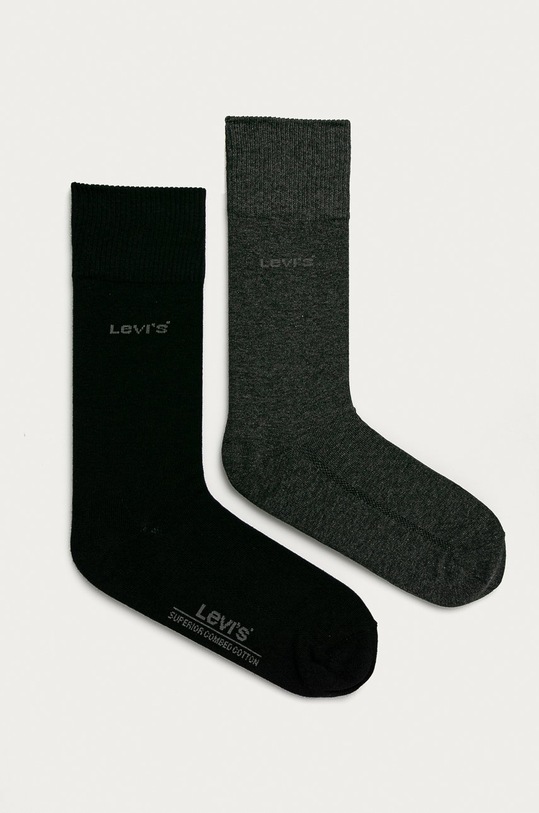 Levi's - Ponožky (2-pack) dlouhé ponožky šedá 37157.0205