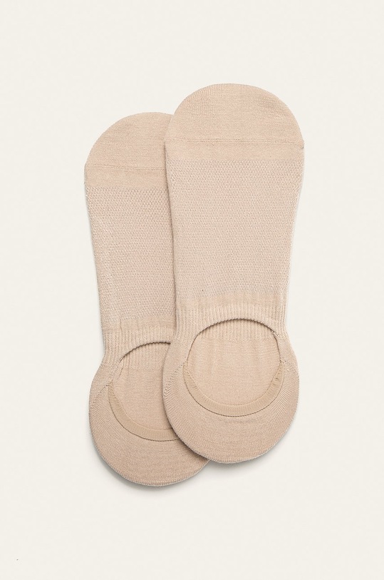 Calvin Klein - Ponožky (2-pack) krátké ponožky béžová 100001919.NOS
