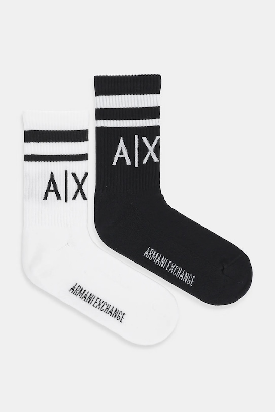 Armani Exchange - Шкарпетки (2-pack) довгі шкарпетки чорний 953030.CC650