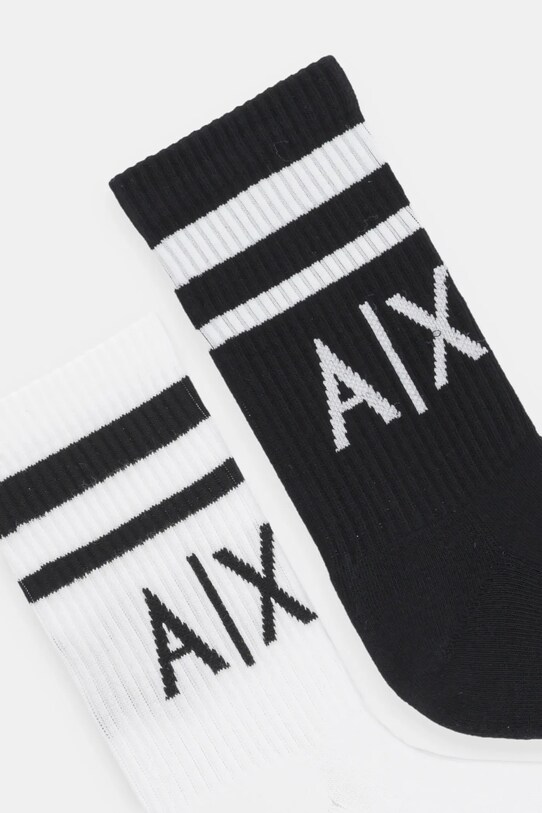 Armani Exchange - Sosete (2-pack) 953030.CC650 negru AA00