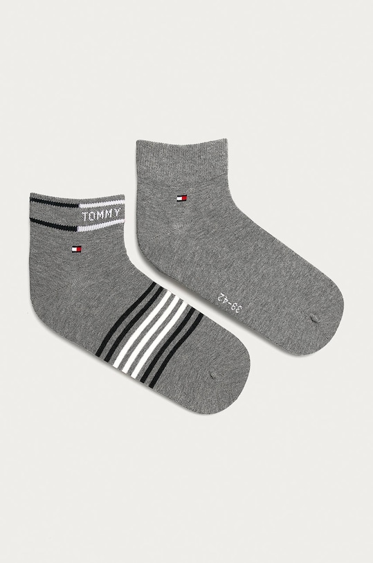 Tommy Hilfiger - Ponožky (2-pack) krátké ponožky šedá 100002212