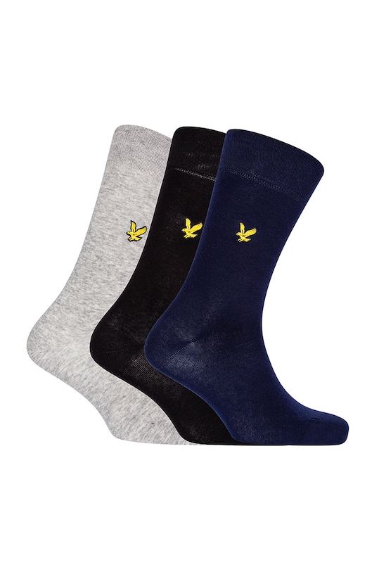 Lyle & Scott - Skarpety ANGUS (3-PACK) skarpetki długie multicolor ANGUS.5000