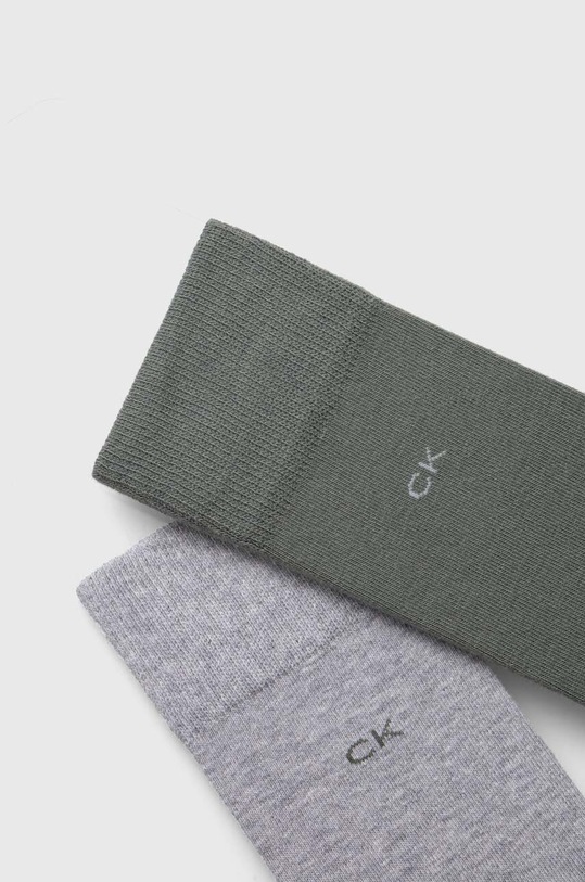 Ponožky Calvin Klein 2-pak 701218631.NOS zelená AA00
