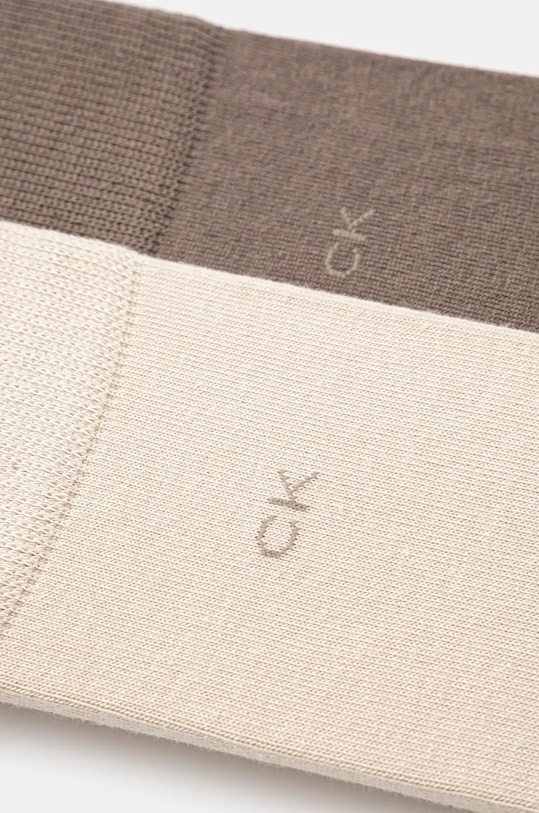 Ponožky Calvin Klein 2-pack 701218631.NOS béžová AA00