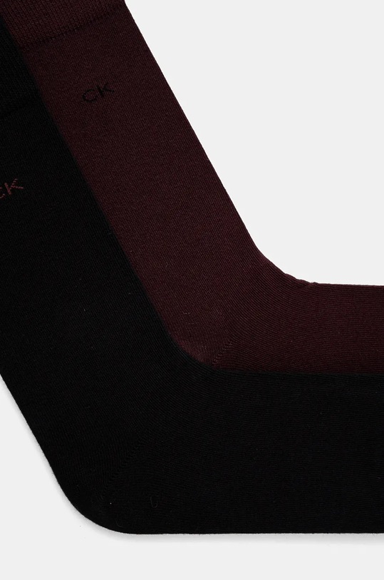 Ponožky Calvin Klein 2-pack 701218631.NOS burgundské AA00