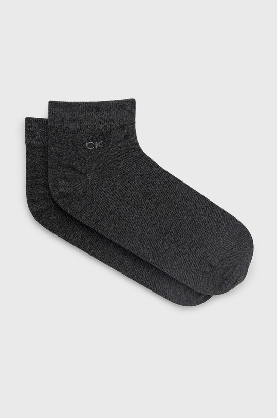 Ponožky Calvin Klein (2-pack) dlouhé ponožky šedá 701218706.NOS