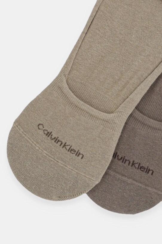 Calvin Klein skarpetki 2-pack 701218708.NOS brązowy AA00