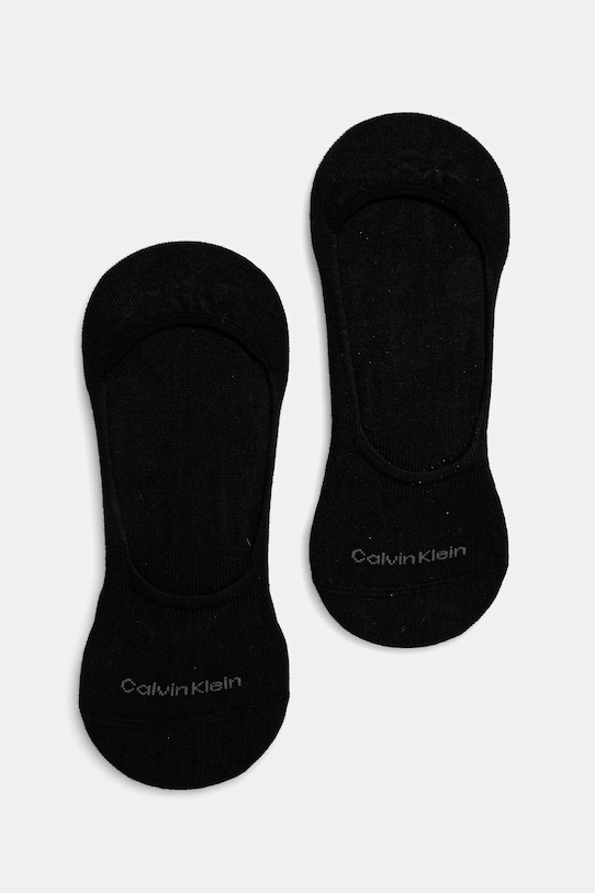 Шкарпетки Calvin Klein (2-pack) короткі шкарпетки чорний 701218708.NOS