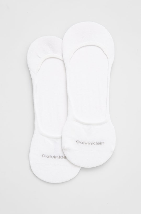 Шкарпетки Calvin Klein (2-pack) короткі шкарпетки білий 701218708.NOS
