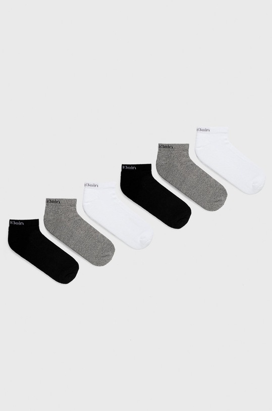 Calvin Klein Skarpetki (6-pack) skarpetki krótkie szary 701218720.NOS