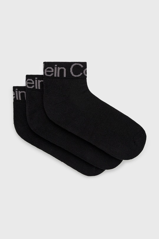 Calvin Klein Skarpetki (3-pack) skarpetki długie czarny 701218722.NOS