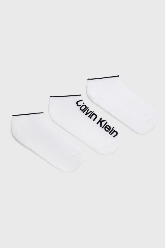 Ponožky Calvin Klein jednofarebný biela 701218724.NOS
