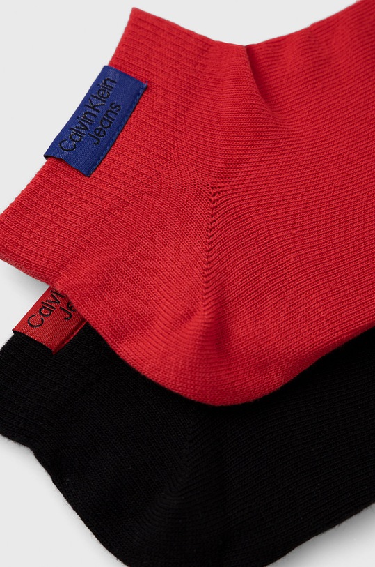 Ponožky Calvin Klein Jeans 701218734.NOS červená AA00