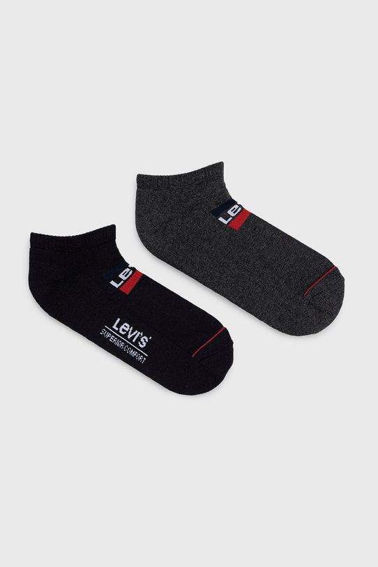 Levi's șosete (2-pack) sosete scurte negru 37157.0766