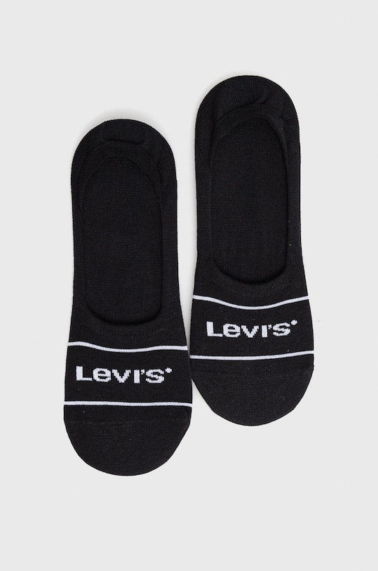 Шкарпетки Levi's короткі шкарпетки чорний 37157.0769