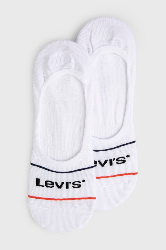 Levi's șosete (2-pack) sosete scurte alb 37157.0771