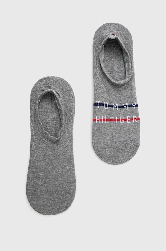 Чорапи Tommy Hilfiger (2 броя) ситен сив 701222189.NOS