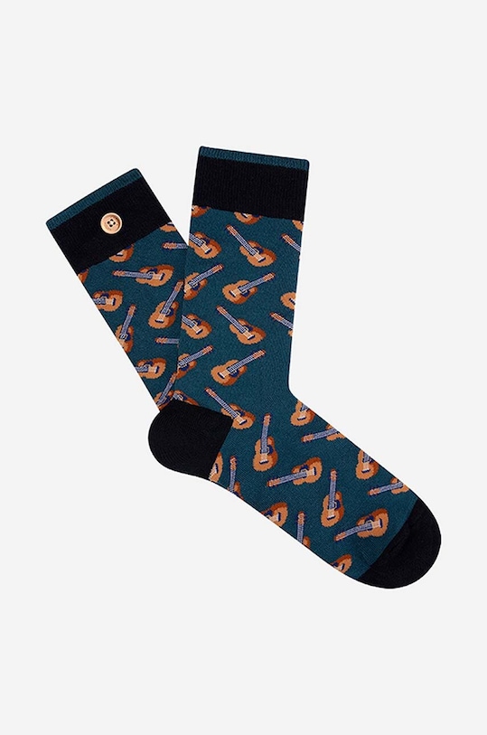 Čarape Cabaia FABIEN & CORINNE visoke čarape mornarsko plava SOKW22.FABIEN.CORINNE