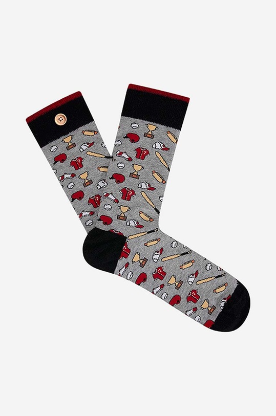 Ponožky Cabaia Classic dlhé ponožky sivá SOKW22.DAVID.PATRICIA