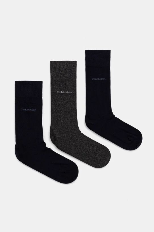 Шкарпетки Calvin Klein 3-pack довгі шкарпетки темно-синій 701226014.NOS