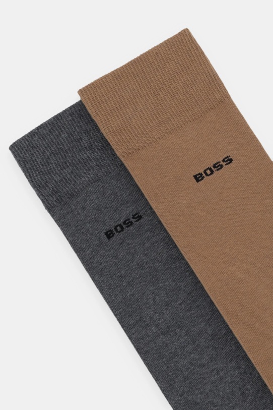 BOSS skarpetki 2-pack 50516616 beżowy AA00