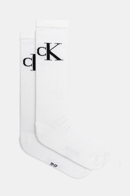Calvin Klein Jeans skarpetki 2-pack skarpetki długie biały 701228802.NOS