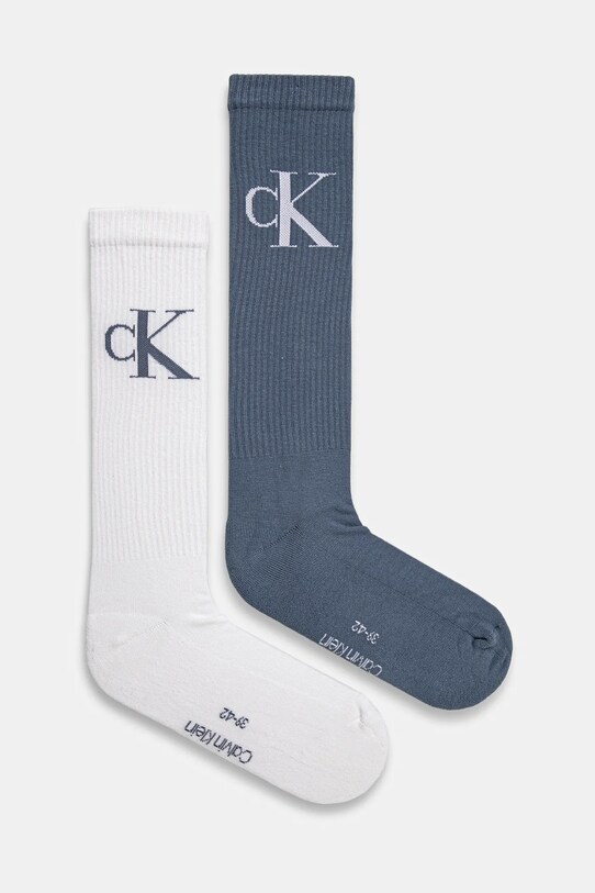 Calvin Klein Jeans skarpetki 2-pack skarpetki długie niebieski 701228802.NOS