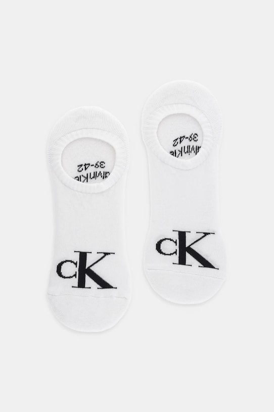 Шкарпетки Calvin Klein Jeans 2-pack короткі шкарпетки білий 701228809.NOS