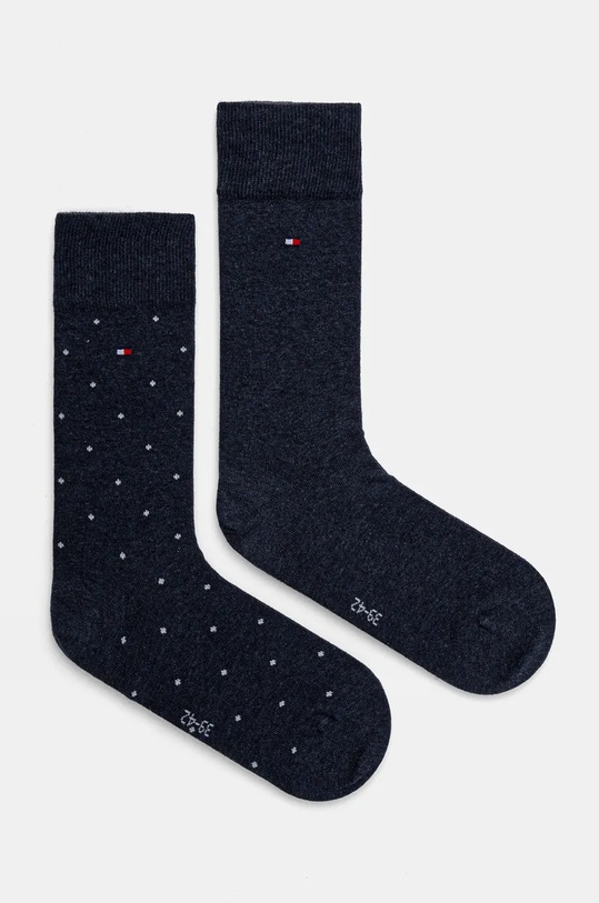 Ponožky Tommy Hilfiger 2-pack dlouhé ponožky námořnická modř 701230780.NOS