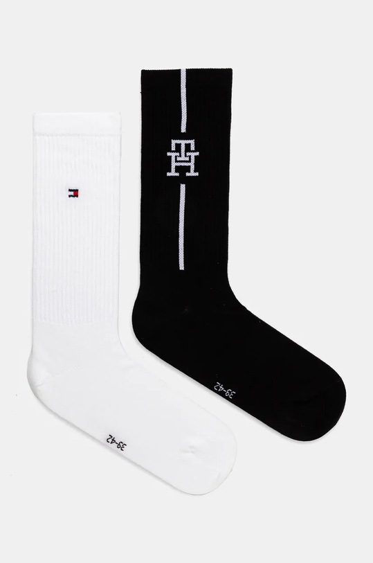 Чорапи Tommy Hilfiger (2 чифта) изчистен черен 701229850.NOS