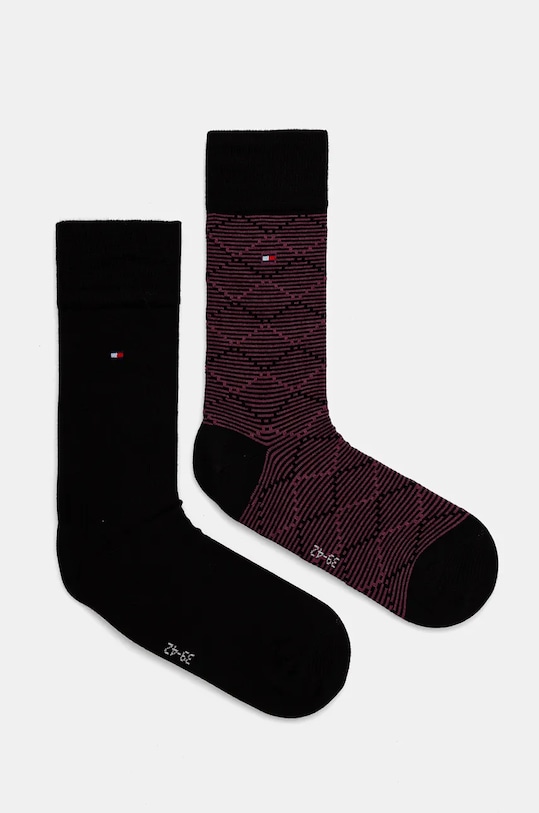 Шкарпетки Tommy Hilfiger 2-pack візерунок чорний 701229843.NOS