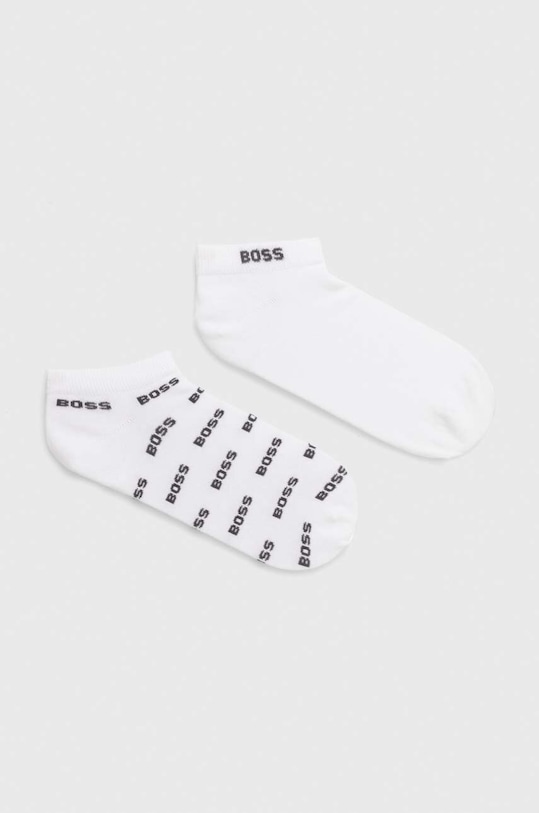BOSS zokni 2 pár mintás fehér 50511423