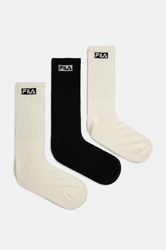 Fila sosete 3-pack sosete lungi bej F5601