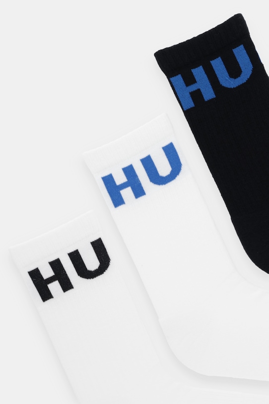 HUGO șosete 3-pack 50531517 alb AA00