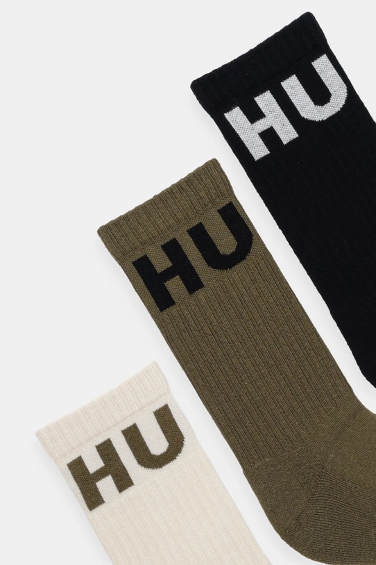 HUGO șosete 3-pack 50531517 negru AA00