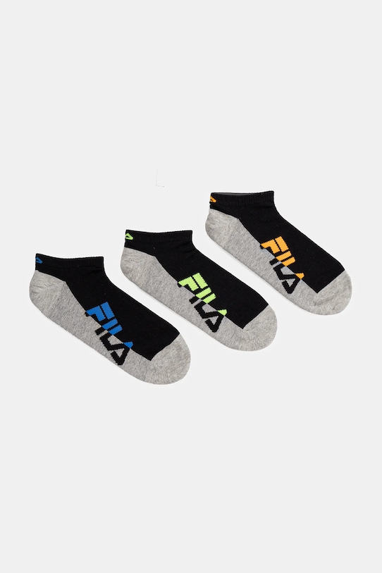 Ponožky Fila 3-pack krátké ponožky černá F2532