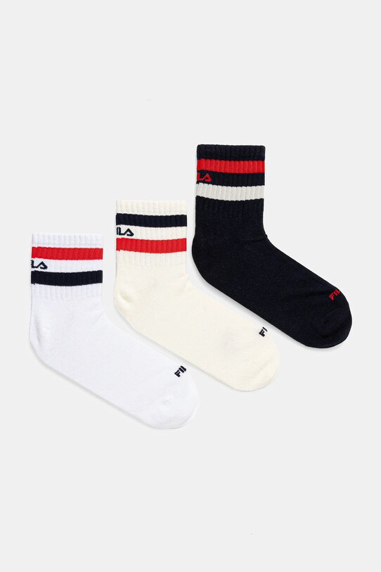 Fila șosete 3-pack sosete lungi bleumarin F5606