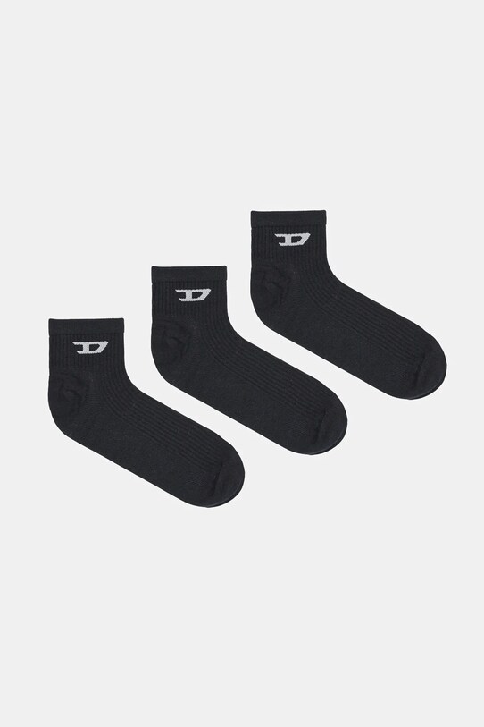 Diesel skarpetki SKM-D-ANKLE 3-pack skarpetki długie czarny A17881.0LKBI