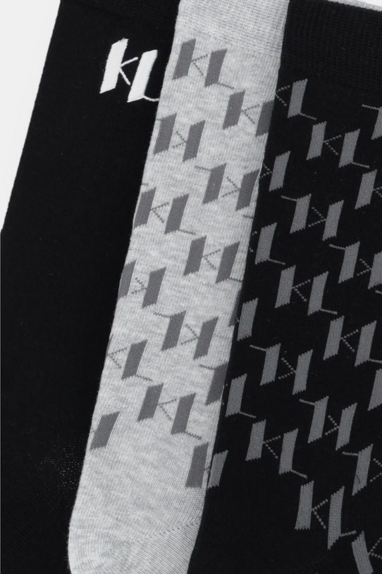 Κάλτσες Karl Lagerfeld 3-pack A4M47040 γκρί AA00