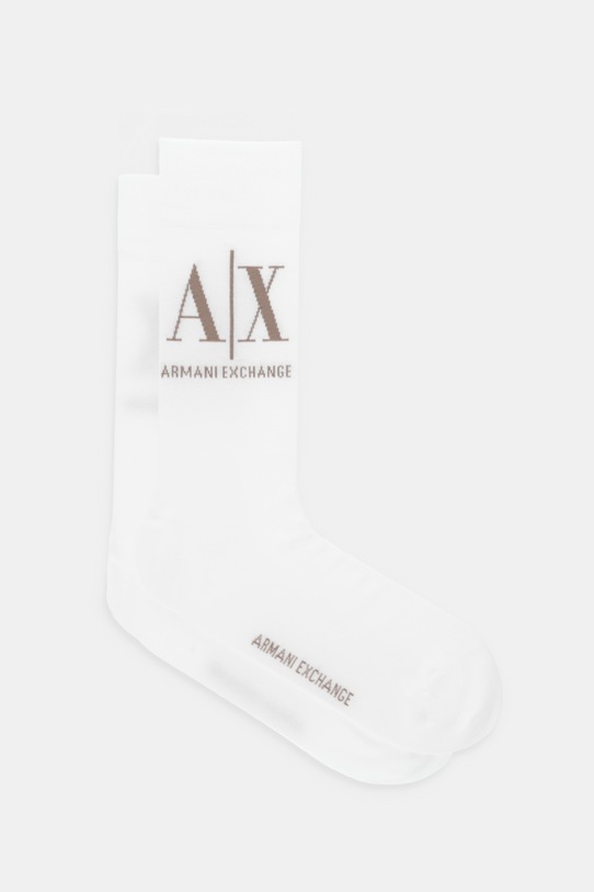 Ponožky Armani Exchange dlhé ponožky biela 953033.CC653.NOS