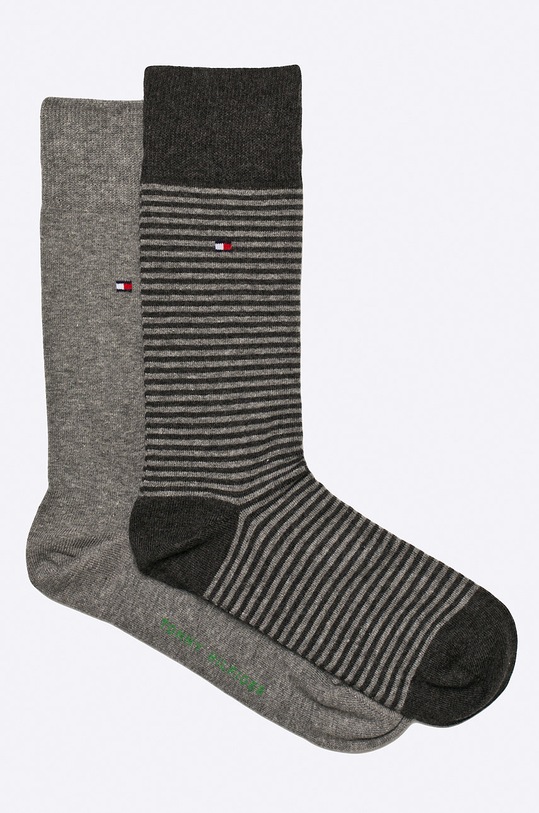Tommy Hilfiger - Skarpety (2-pack) 342029001 skarpetki długie szary 342029001