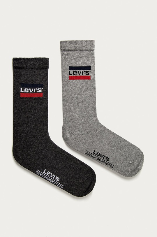 Levi's Skarpetki (2-pack) skarpetki długie szary 37157.0554