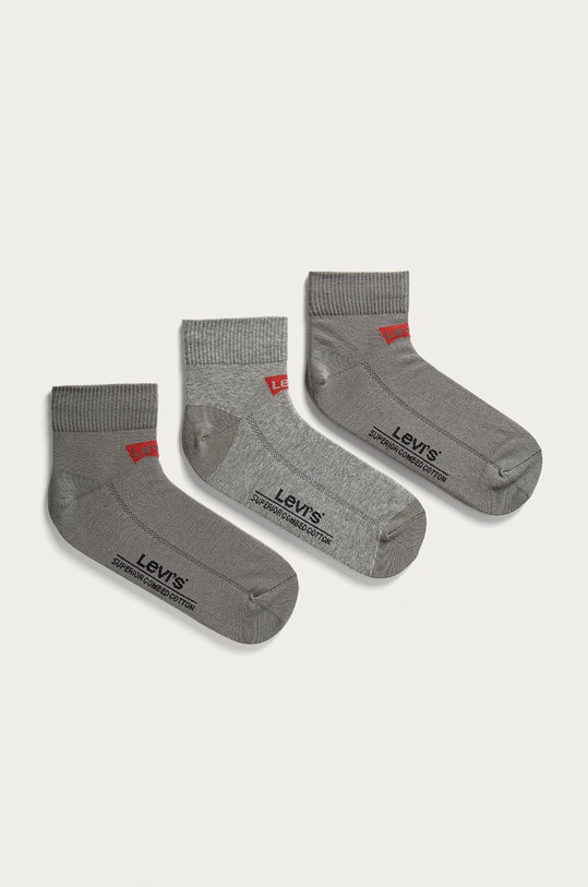 Levi's Skarpetki (3-pack) skarpetki krótkie szary 37157.0179