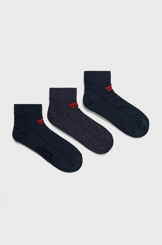 Levi's Skarpetki (3-pack) skarpetki krótkie granatowy 37157.0180