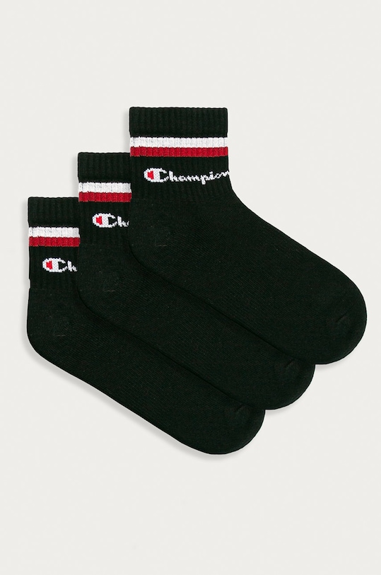Champion - Zokni (3 pár) Y0B0C rövid zokni fekete Y0B0C