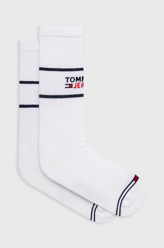 Tommy Jeans skarpetki (2-pack) 701218704.NOS drobny wzór biały 701218704.NOS
